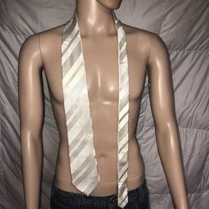 Donald J. Trump Signature White Silk Tie